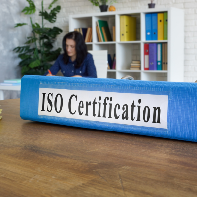 ISO certification auditor on site