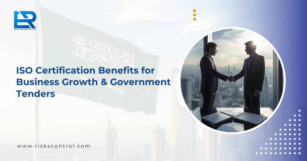 ISO certification benefits for business growth and government tenders showing business improvement and quality management system concept